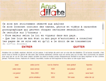 Tablet Screenshot of anus-dilate.org